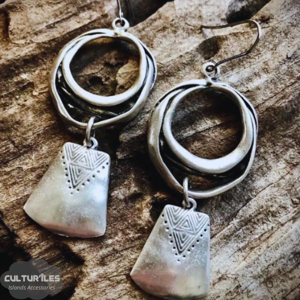Boucles d'Oreilles "Récif Corallien"
