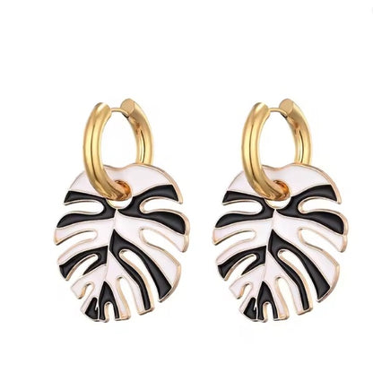 Boucles d’Oreilles Feuille de Uru – Élégance et Héritage Polynésien