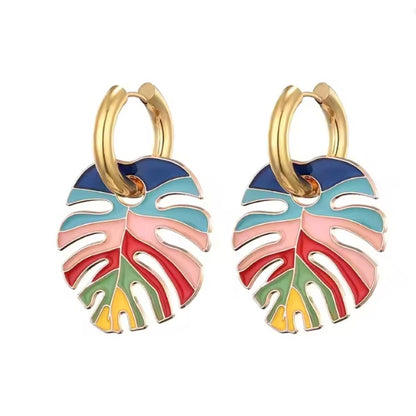 Boucles d’Oreilles Feuille de Uru – Élégance et Héritage Polynésien