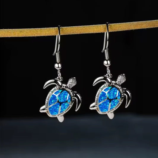Boucles d'oreilles Polynésiennes - Vaiana - Tortue Marine
