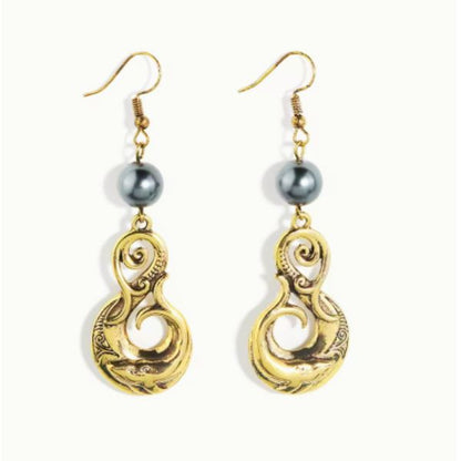 Boucles d’Oreilles "Moana" inspirées des traditions polynesiennes