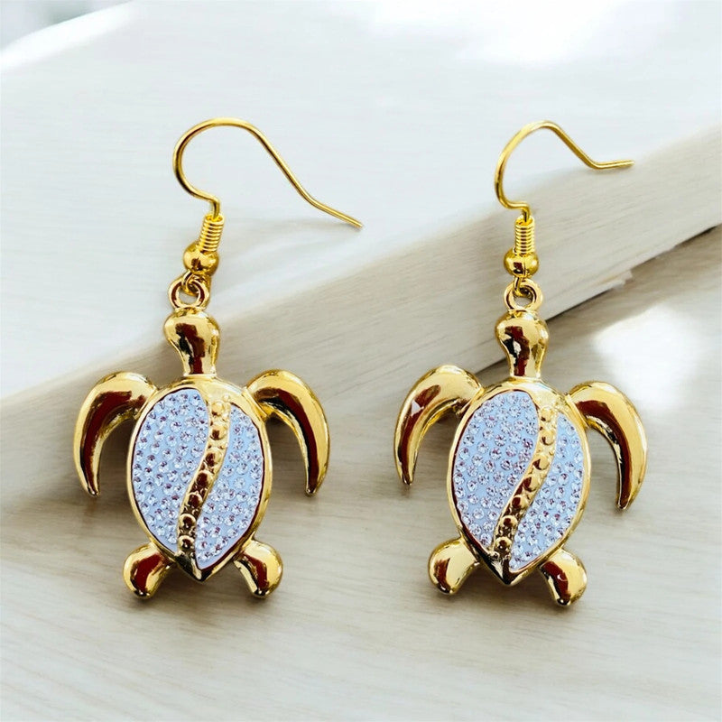 Boucles d'oreilles Polynésiennes - Vaiana - Tortue Marine