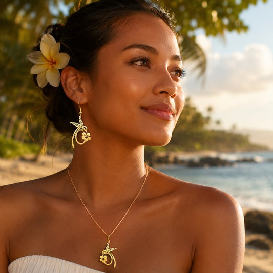 Boucles d'Oreilles Polynésiennes