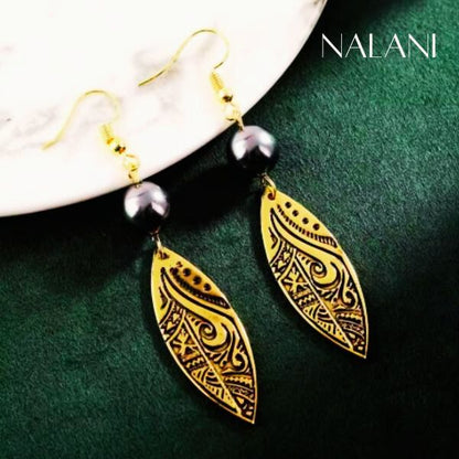Collection de Boucles d’Oreilles Héritées des Traditions Polynésiennes 🌊✨