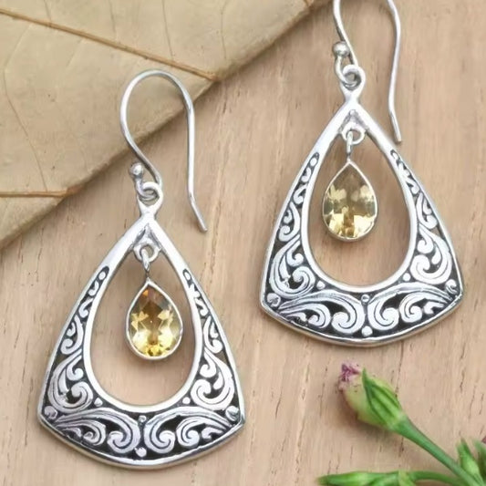 Boucles d’Oreilles Hawaïennes Pendantes – Kailani - La mer calme