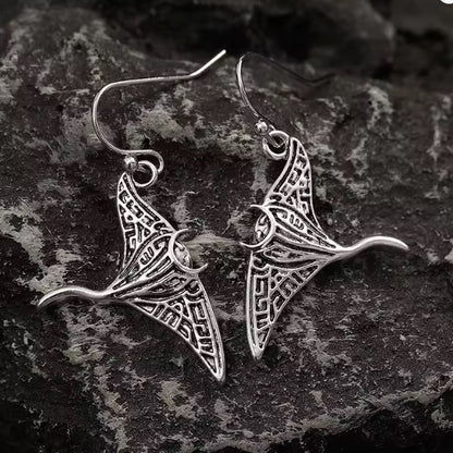 Boucles d'oreilles Raie Manta