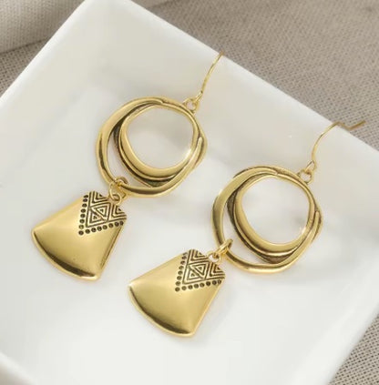 Boucles d'Oreilles "Reflet de Mer"