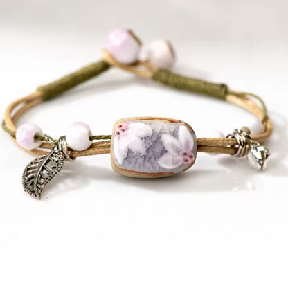 Bracelet Céramique Bohème – Travail Manuel et Style Minimaliste