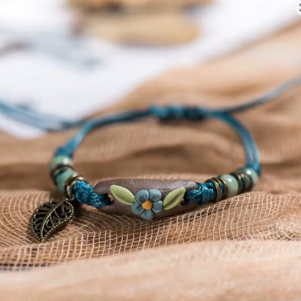 Bracelet Bohème en Céramique – Fabrication Artisanale et Look Contemporain