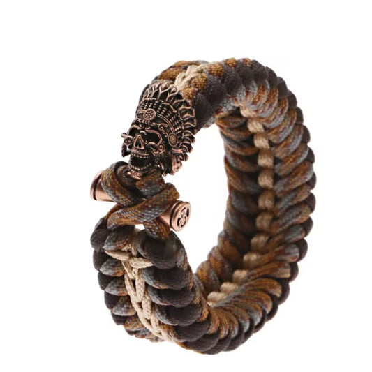 Bracelet Vintage Tressé – L’Appel de l’Océan - Pirates des Caraïbes