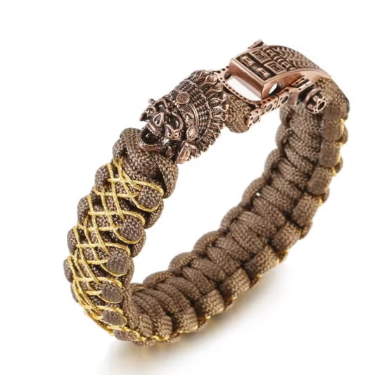 Bracelet Vintage Tressé – L’Appel de l’Océan - Pirates des Caraïbes