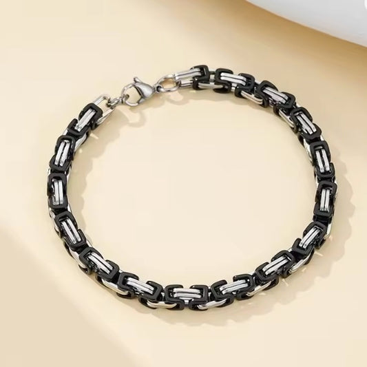 Bracelet Chaîne Acier Inoxydable – Bijou Unisexe Élégant et Durable