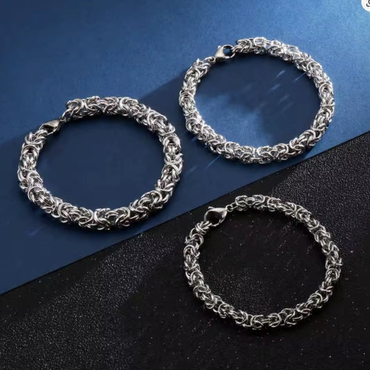 Bracelet Chaîne Homme – Acier Inoxydable 7 mm