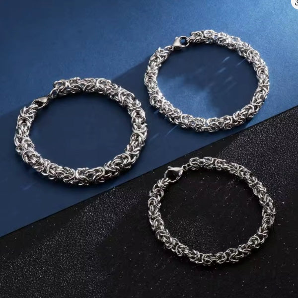 Bracelet Chaîne Homme – Acier Inoxydable 7 mm