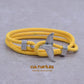 Bracelet Queue de baleine- Bracelet de corde nautique- Bracelet hommes - Bracelet femmes