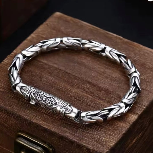 Bracelet Mixte – Moana - Fermoir Gravé Motifs Tribaux