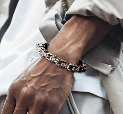Bracelet Maori en Titane pour Hommes – Kaha - force