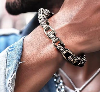 Bracelet Maori en Titane pour Hommes – Kaha - force