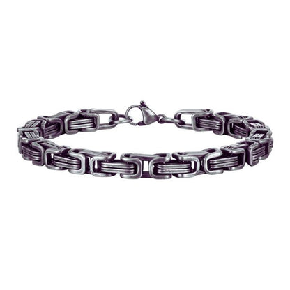 Bracelet Maori Homme en Acier Inoxydable – Force et Tradition