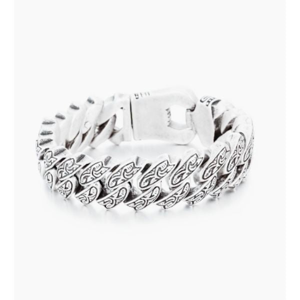 Bracelet Maori Homme en Acier Inoxydable – Force et Héritage Tribal