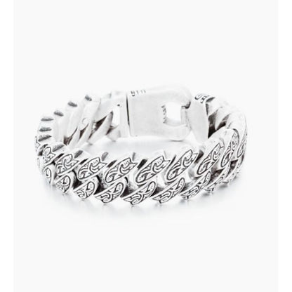 Bracelet Maori Homme en Acier Inoxydable – Force et Héritage Tribal