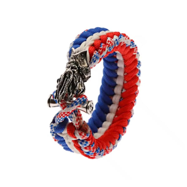Bracelet tressé pour homme - Pirate des Caraïbes