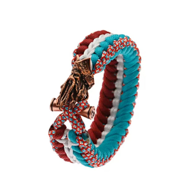 Bracelet tressé pour homme Pirate des Caraïbes