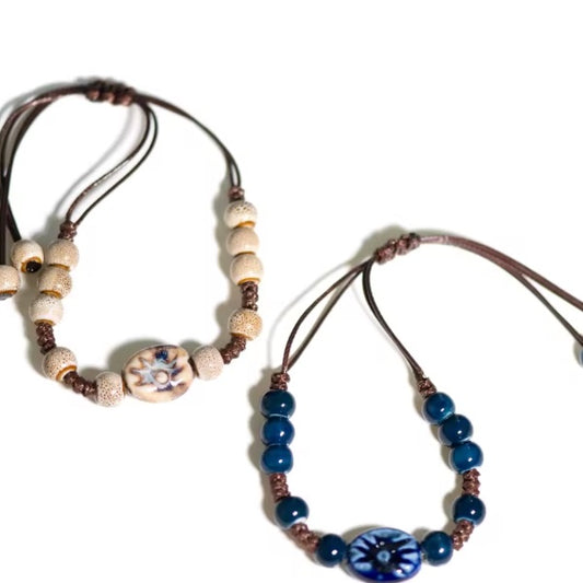 Bracelet en Perles de Céramique –  Evision  tropicale -  Martinique