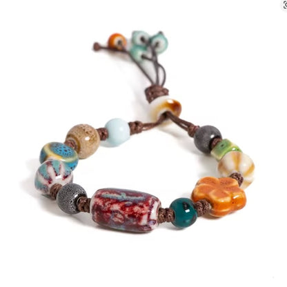 Bracelet en Perles de Céramique –  Charme tropicale de la Martinique