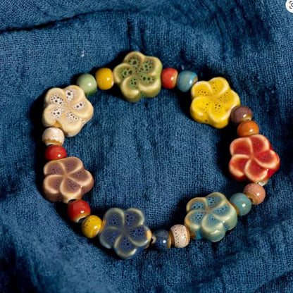 Bracelet en Perles de Céramique –  Charme tropicale de la Martinique
