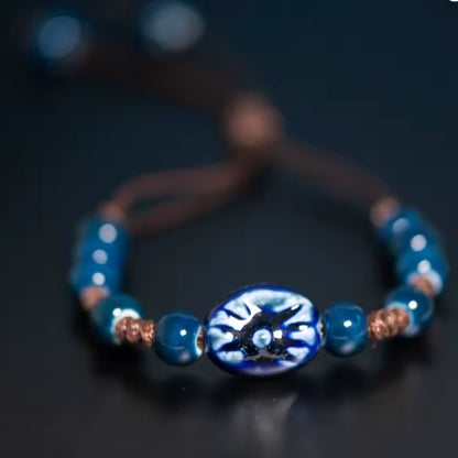 Bracelet en Perles de Céramique –  Evision  tropicale -  Martinique