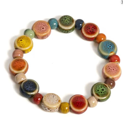 Bracelet en Perles de Céramique –  Charme tropicale de la Martinique