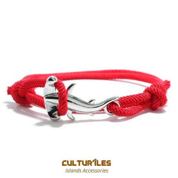 Bracelet Requin - Bracelet de corde nautique- Bracelet hommes - Bracelet femmes