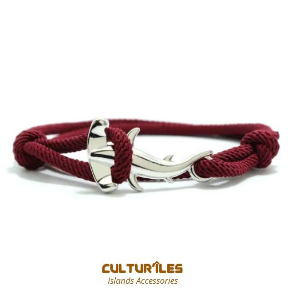 Bracelet Requin - Bracelet de corde nautique- Bracelet hommes - Bracelet femmes