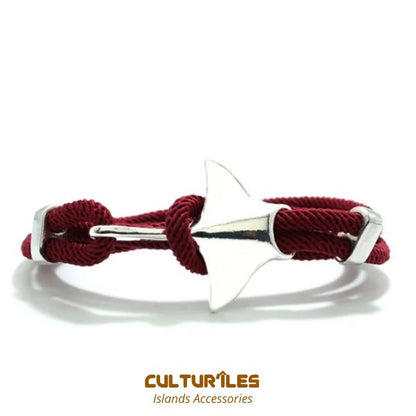 Bracelet Raie Manta - Bracelet de corde nautique- Bracelet hommes - Bracelet femmes