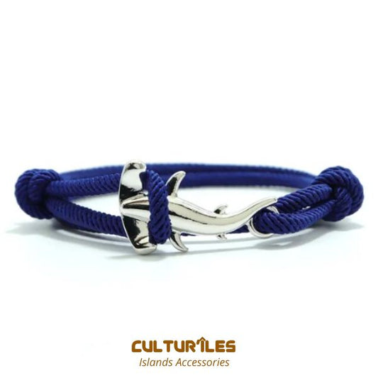 Bracelet Requin - Bracelet de corde nautique- Bracelet hommes - Bracelet femmes