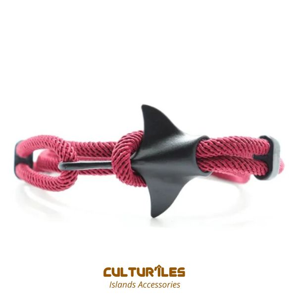 Bracelet Raie manta- Bracelet de corde nautique- Bracelet hommes - Bracelet femmes