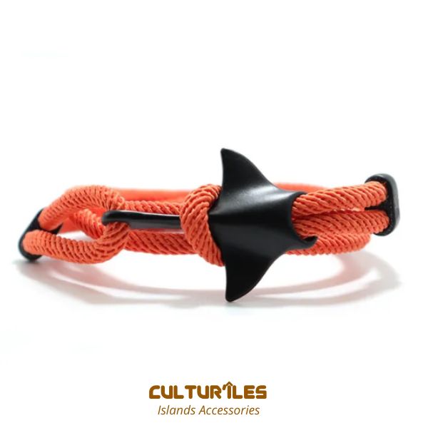 Bracelet Raie manta- Bracelet de corde nautique- Bracelet hommes - Bracelet femmes