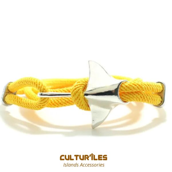 Bracelet Raie Manta  - Bracelet de corde nautique- Bracelet hommes - Bracelet femmes