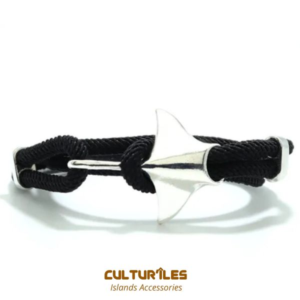 Bracelet Raie Manta  - Bracelet de corde nautique- Bracelet hommes - Bracelet femmes