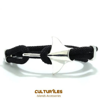 Bracelet Raie Manta  - Bracelet de corde nautique- Bracelet hommes - Bracelet femmes