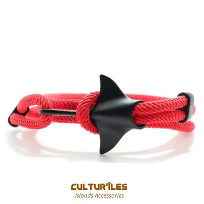 Bracelet Raie Manta - Bracelet de corde nautique- Bracelet hommes - Bracelet femmes