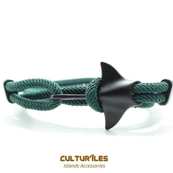 Bracelet Raie Manta - Bracelet de corde nautique- Bracelet hommes - Bracelet femmes