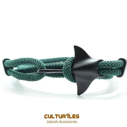Bracelet Raie Manta - Bracelet de corde nautique- Bracelet hommes - Bracelet femmes