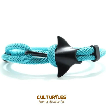 Bracelet Raie Manta  - Bracelet de corde nautique- Bracelet hommes - Bracelet femmes