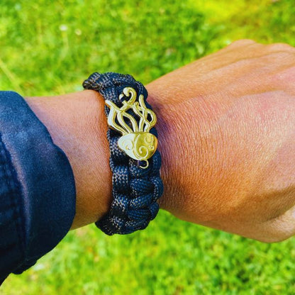 Bracelet Maori Pieuvre  Nouvelle-Zélande/Polynésie , Bijou de Protection Traditionnel, Cadeau pour homme et femme, Bijoux Polynésien