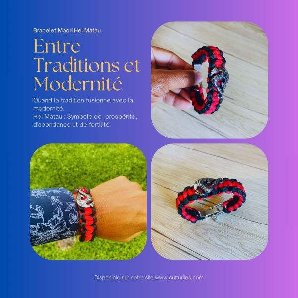 Bracelet Hei Matau Maori Nouvelle-Zélande/Polynésie – Bijou Protecteur, Artisanat