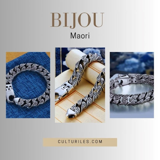 Bracelet Maori Homme en Acier Inoxydable – Élégance et Symbole Tribal