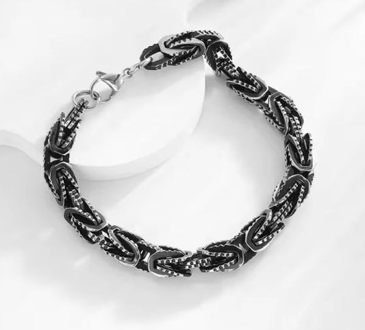 Bracelet en Acier pour Homme – Sobriété & Résistance