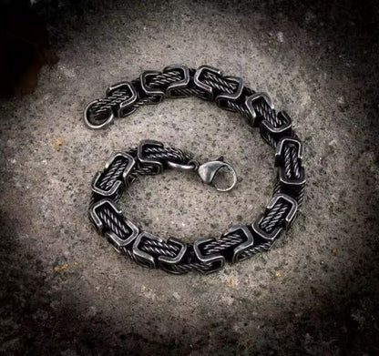 Bracelet Homme Vintage – Force & Caractère en Acier Inoxydable